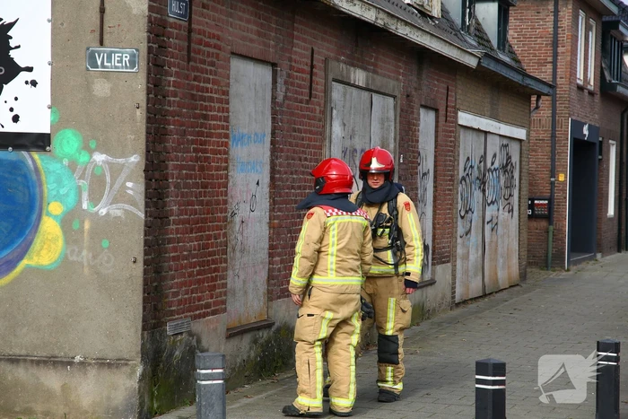 Gaslekkage in leegstaand pand