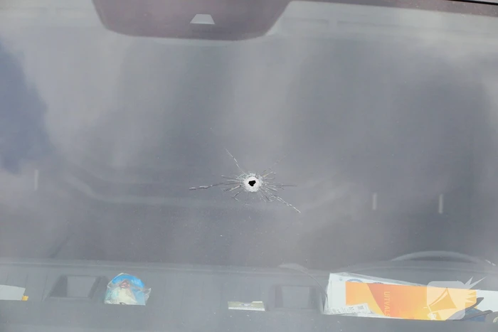 Persoon in been geschoten