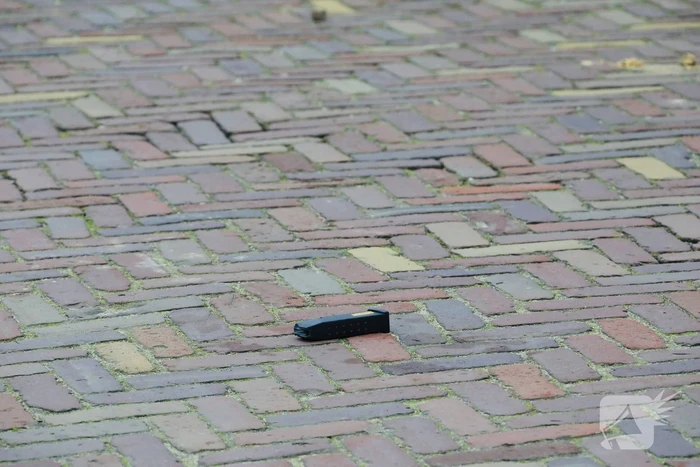 Persoon in been geschoten