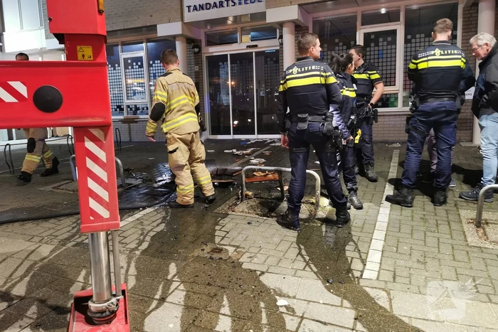 Veel rook bij brand in appartementencomplex