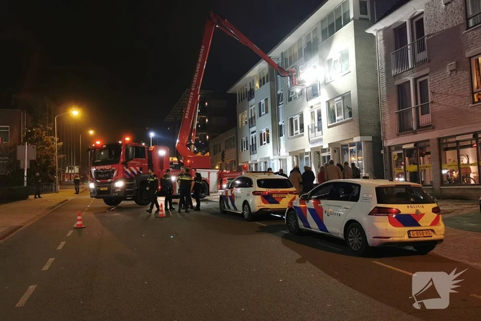 Veel rook bij brand in appartementencomplex