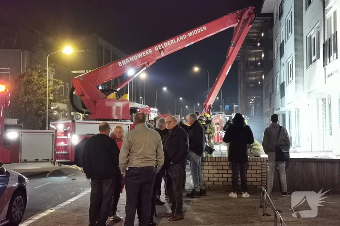 Veel rook bij brand in appartementencomplex