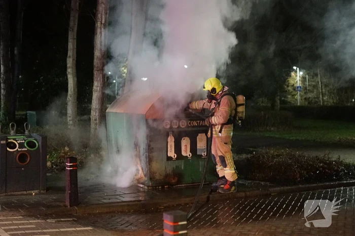 PMD-container in brand gestoken