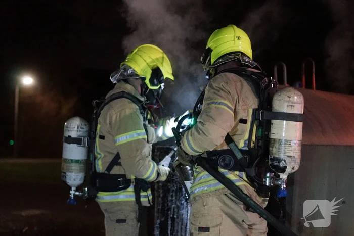 PMD-container in brand gestoken
