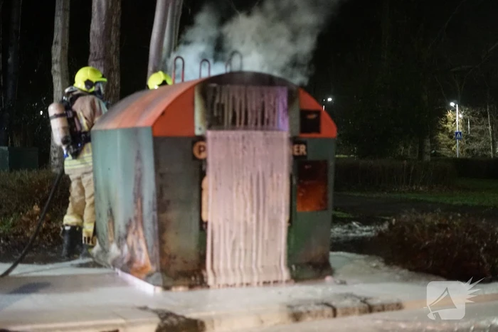 PMD-container in brand gestoken
