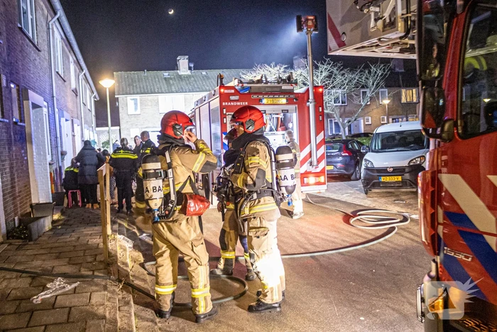 Brand in woning trekt veel bekijks