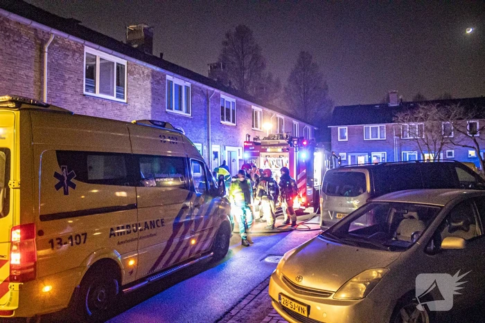 Brand in woning trekt veel bekijks