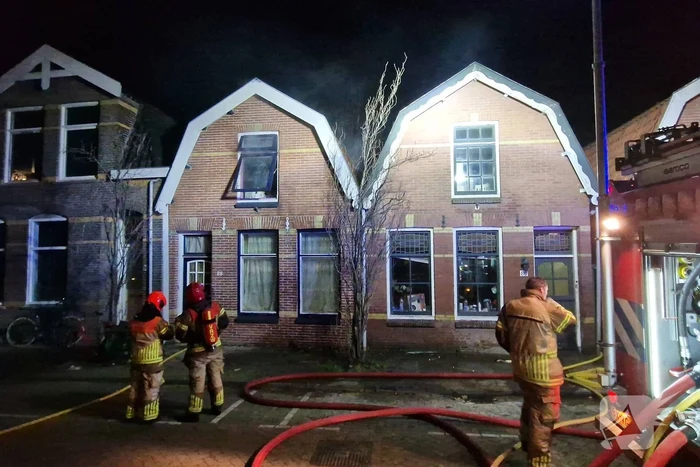Veel rook na uitslaande brand
