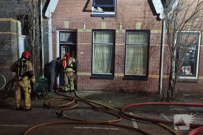 Veel rook na uitslaande brand