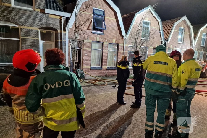 Veel rook na uitslaande brand