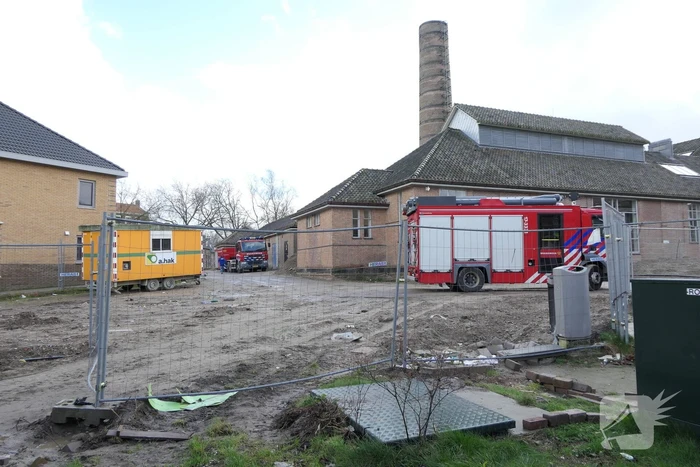 Gaslekkage op bouwplaats