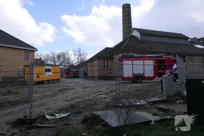 Gaslekkage op bouwplaats