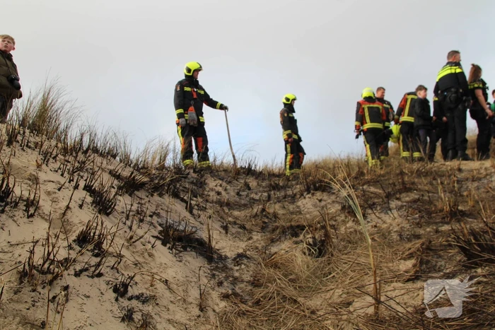 Jongens thuis gebracht na brand in duinen