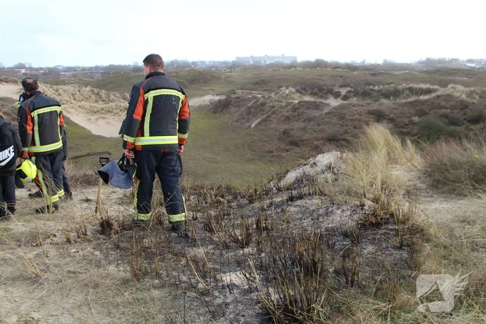 Jongens thuis gebracht na brand in duinen