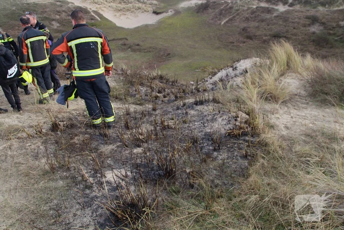 Jongens thuis gebracht na brand in duinen