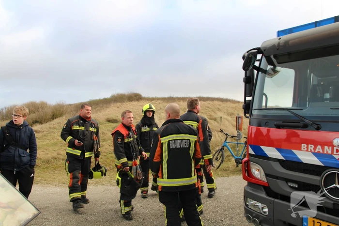 Jongens thuis gebracht na brand in duinen