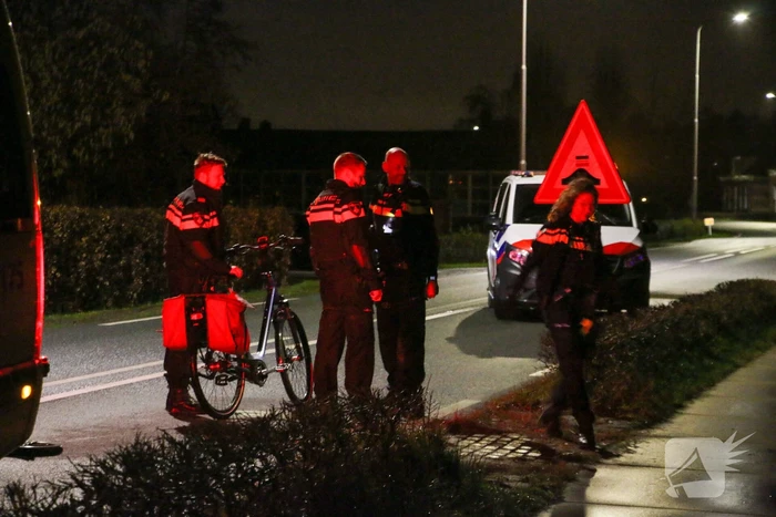 Fietser hard ten val