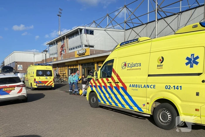 Ongeval tussen personenauto en scooter
