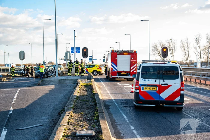 ongeval gaderingviaduct hoogvliet rotterdam