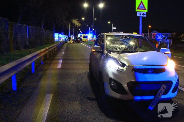 Ernstig ongeval tussen personenauto en voetganger