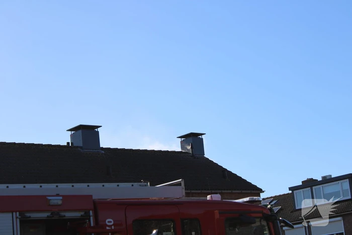 Veel rookontwikkeling bij hevige schoorsteenbrand