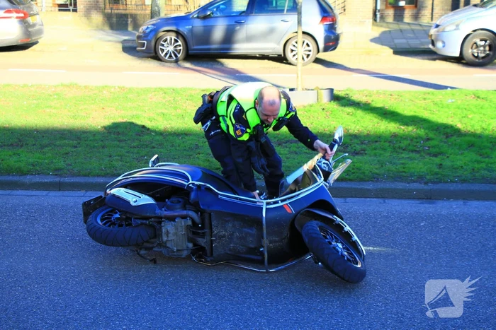 Scooterrijder gewond na val