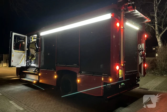 Brand in bosschage snel onder controle