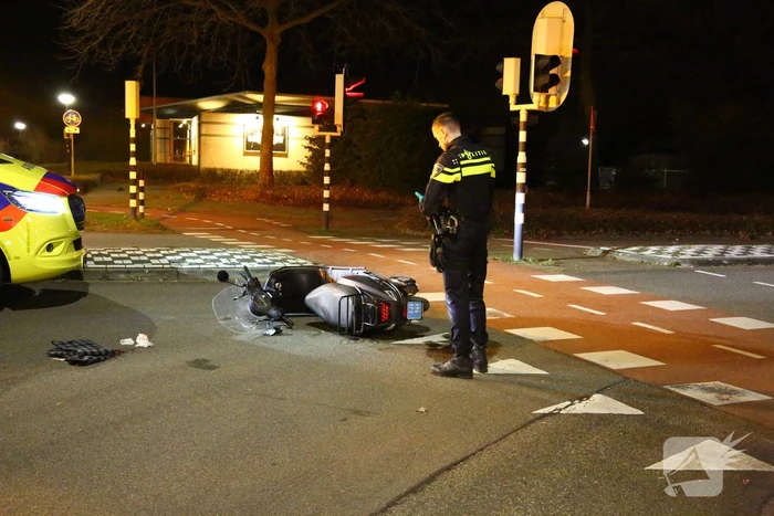 Scooterrijder gewond na val