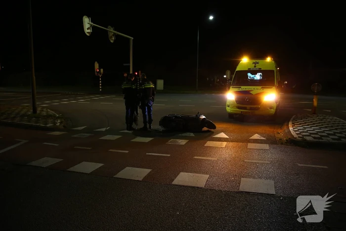 Scooterrijder gewond na val