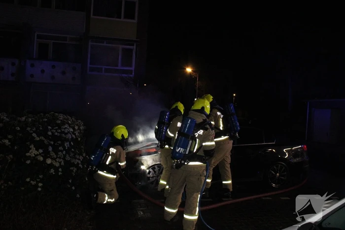 Auto flink beschadigd door brand