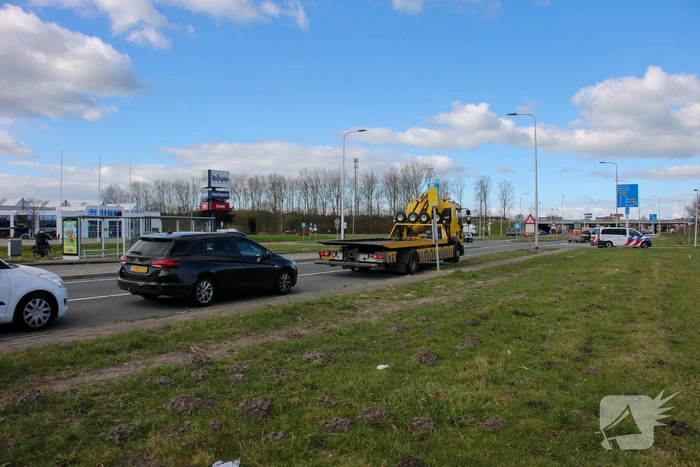 Schade na kop-staart aanrijding