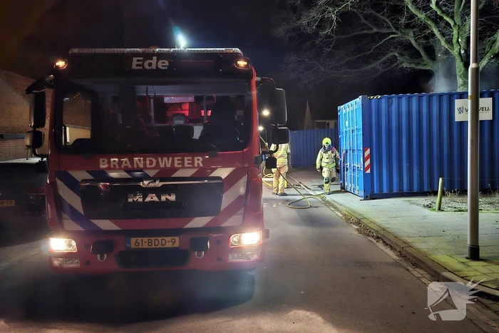 Auto verwoest door brand