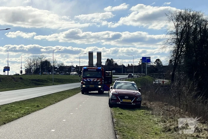 Gebied groot afgezet naar persoon te water