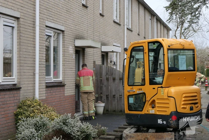 Gaslekkage door graafwerkzaamheden