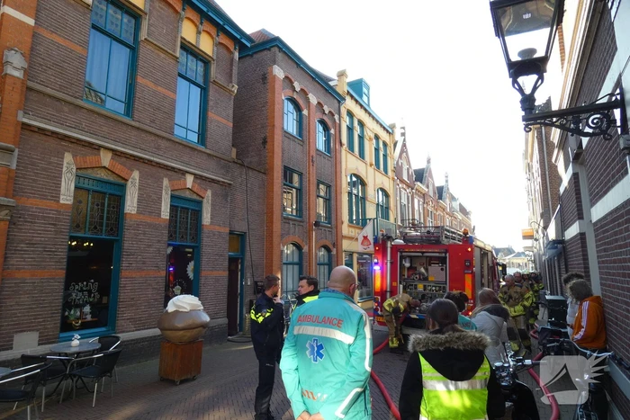 Binnenbrand in woning