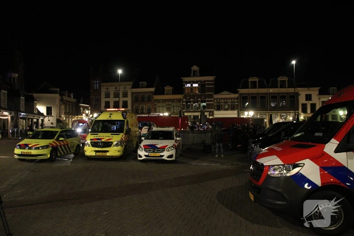 Grote inzet hulpdiensten na dreiging