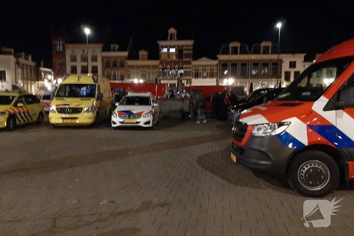 Grote inzet hulpdiensten na dreiging