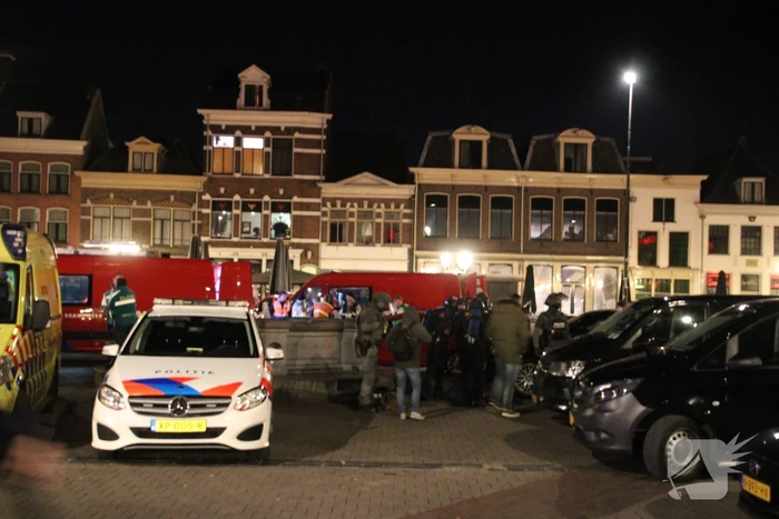 Grote inzet hulpdiensten na dreiging