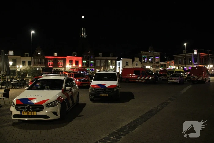 Grote inzet hulpdiensten na dreiging