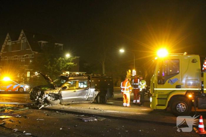 Persoon gewond na zwaar ongeval