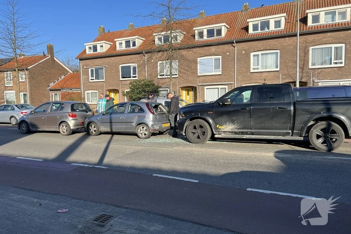 Schade bij kop-staartbotsing