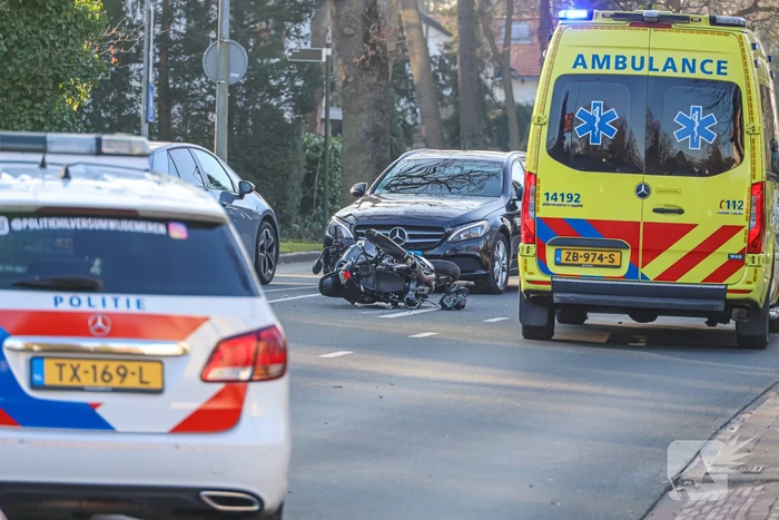 Motorrijder gewond bij eenzijdig ongeval