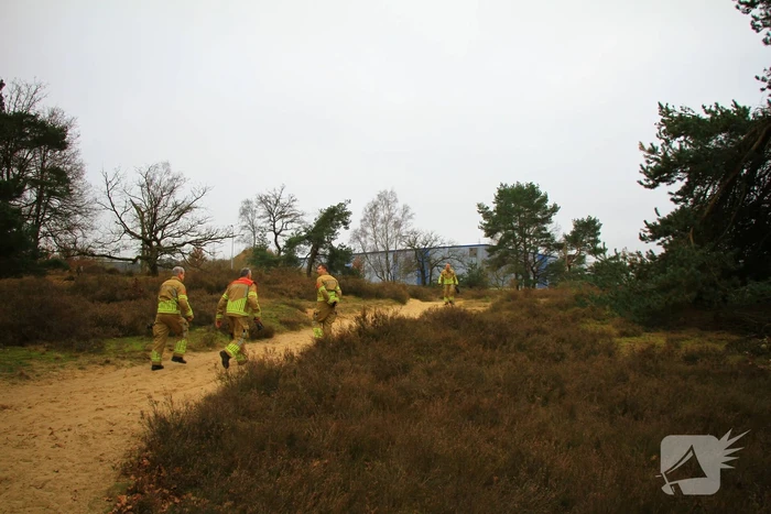 Brand in bosgebied snel geblust