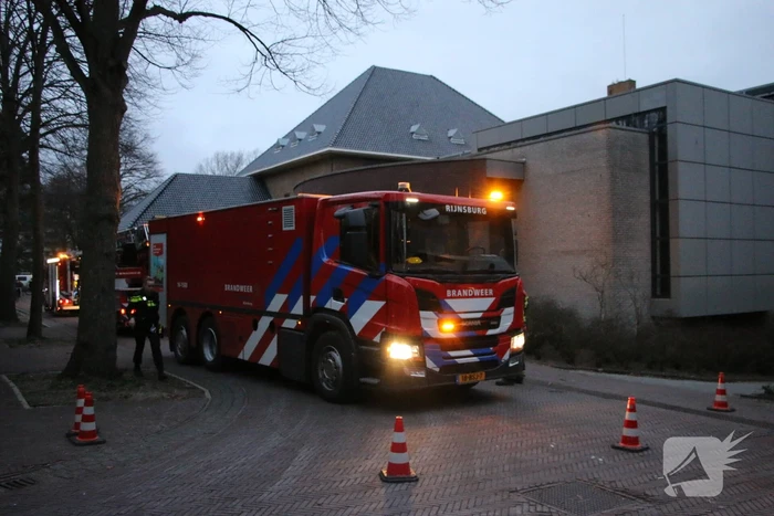Middelbrand in gemeentehuis