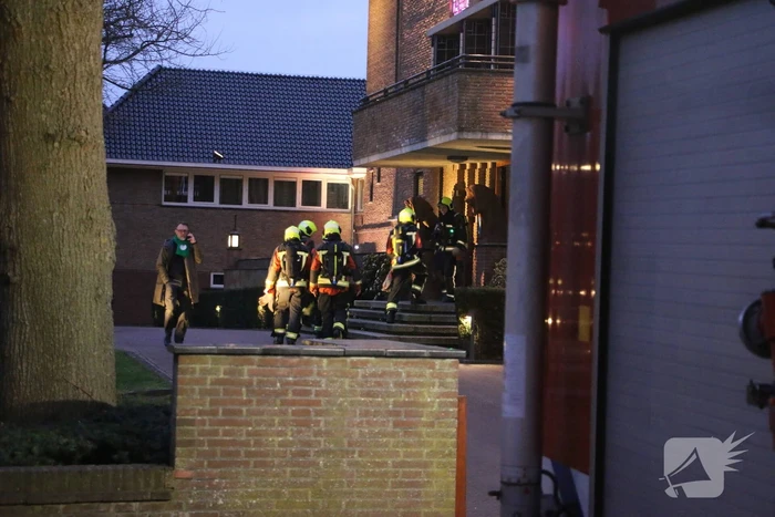 Middelbrand in gemeentehuis