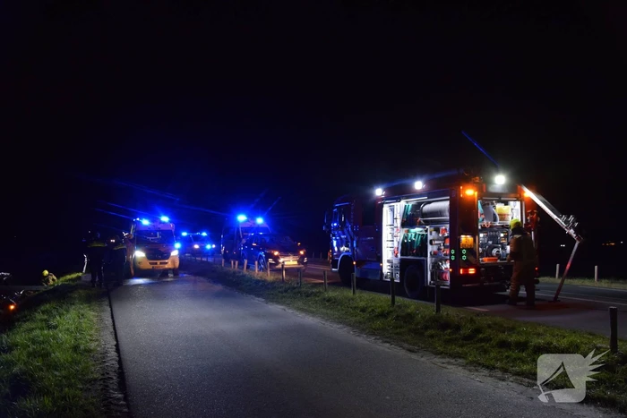 Inzittenden bekneld bij verkeersongeval