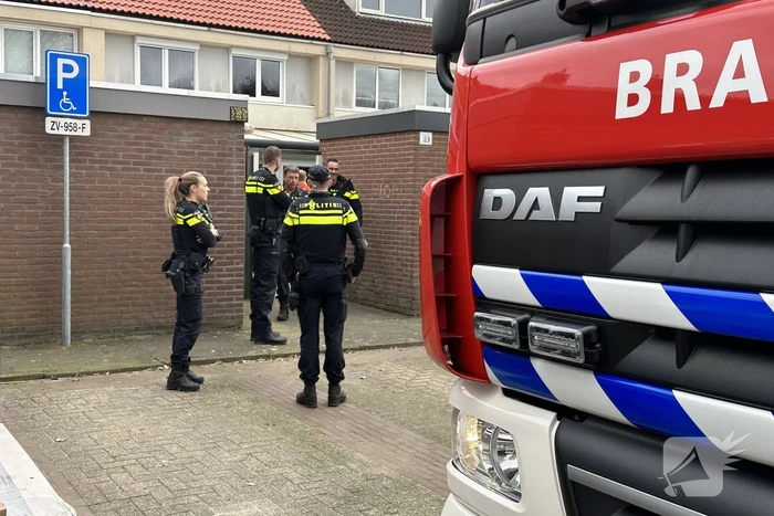 Brand in meterkast van woning