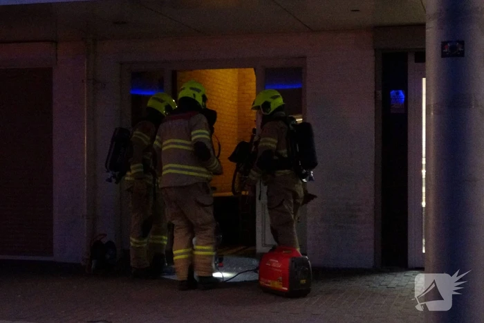 Woning geventileerd na brand