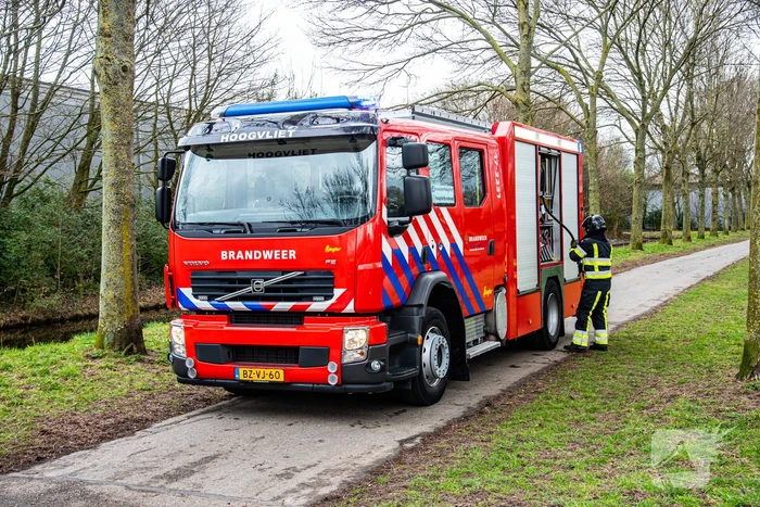 Scooter volledig uitgebrand