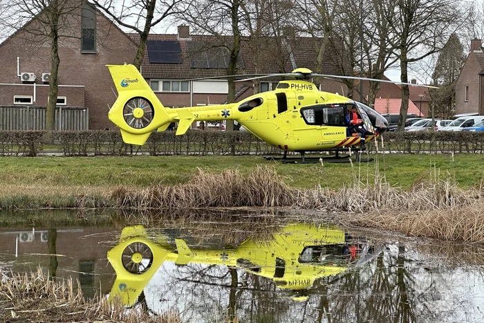 Persoon gewond na val in woning